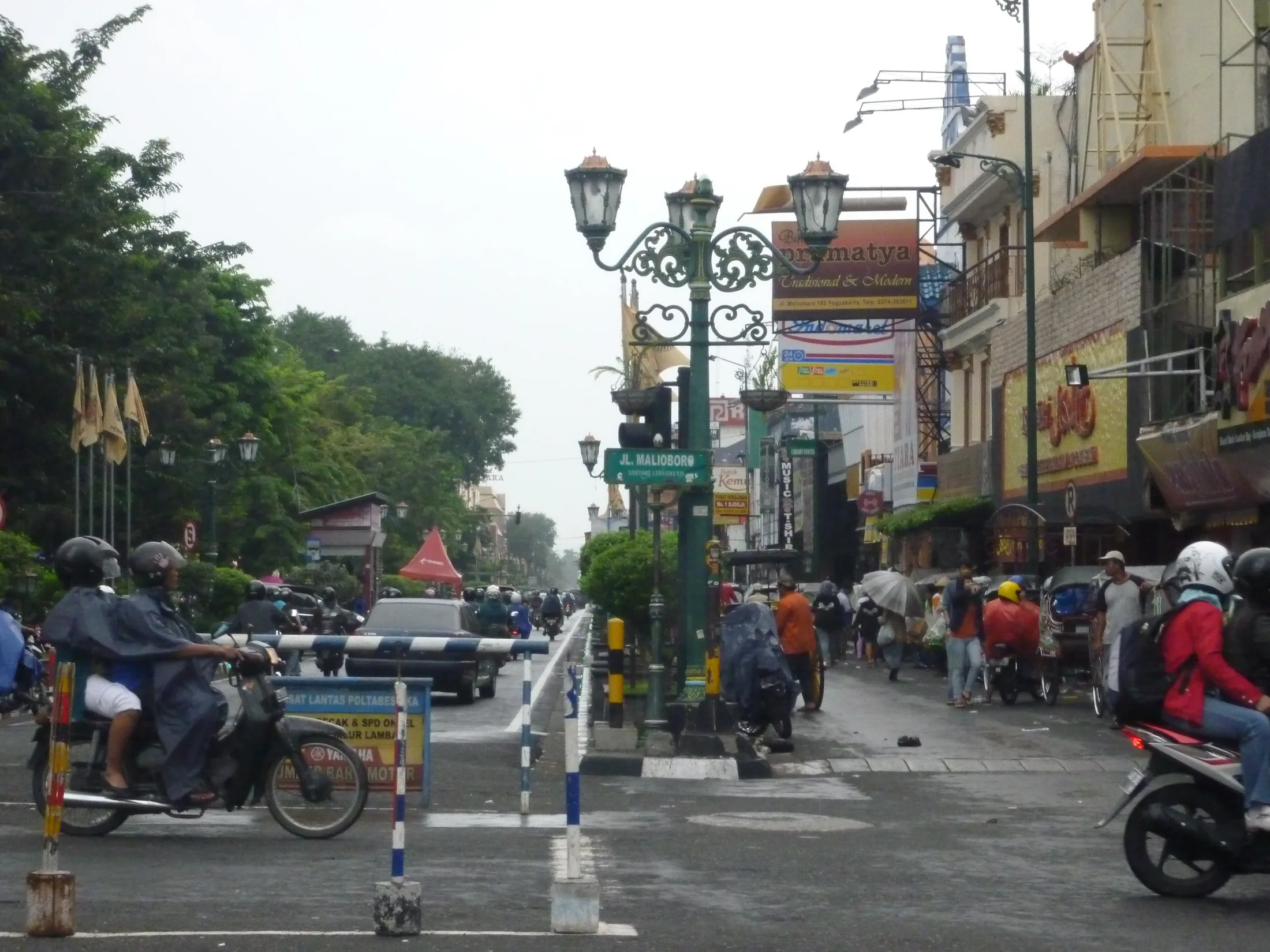 Malioboro street yogyakarta in or near Yogyakarta, Indonesia