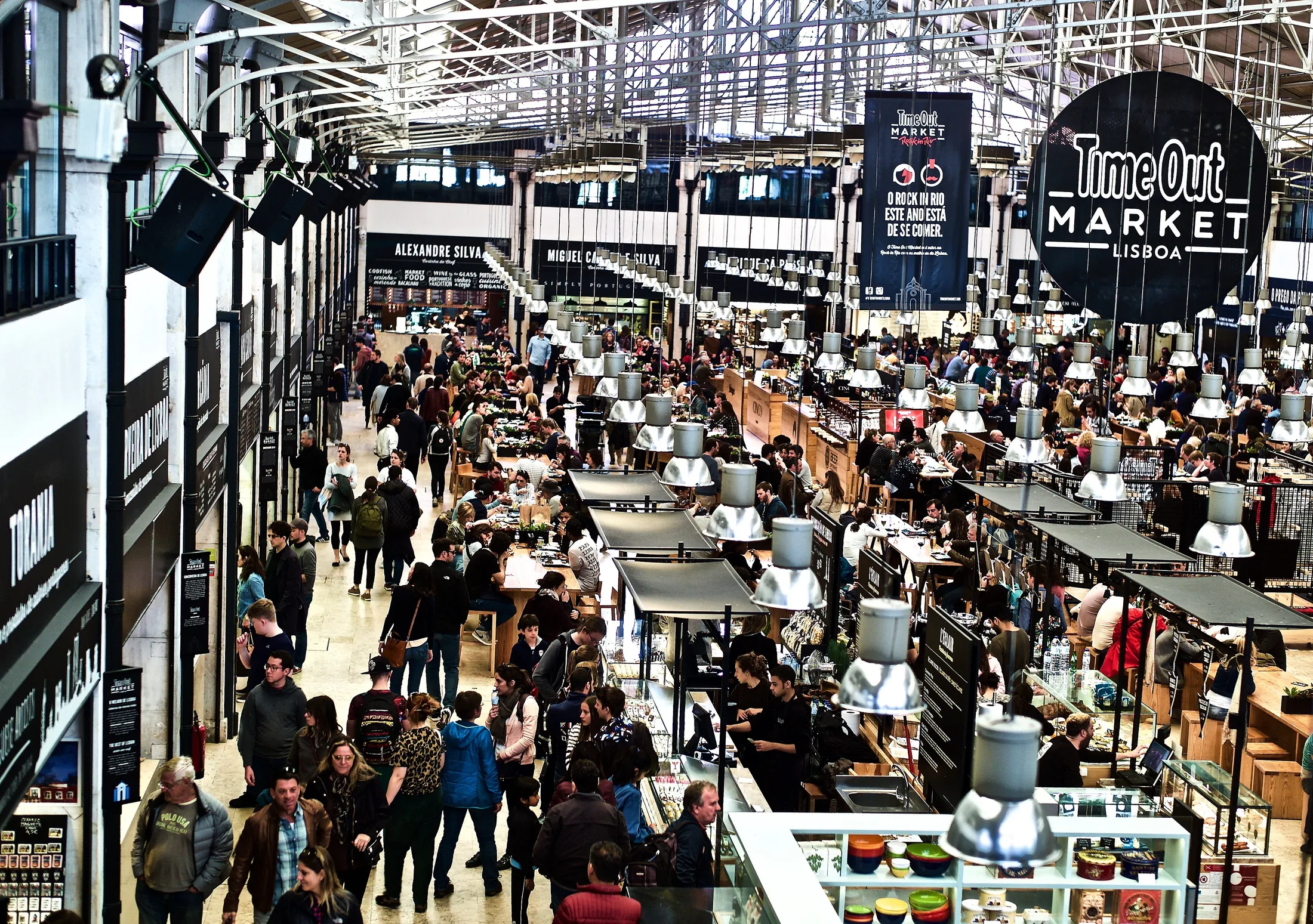 "Mercado da Ribeira" after restoration (39451995340), a local food or culture image for Olhao, Portugal